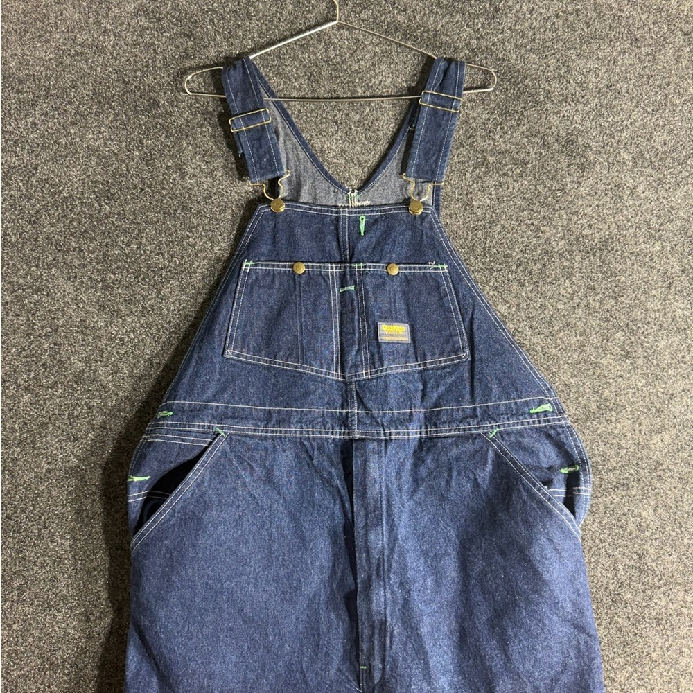 OshKosh B’gosh Vintage 90s Denim Overalls Men’s 38x32 Carpenter Fit